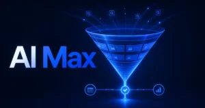 Imagen destacada para AI Max en campañas de búsqueda: cómo preparar landing pages y medición antes de dejar que Google expanda palabras clave y URLs