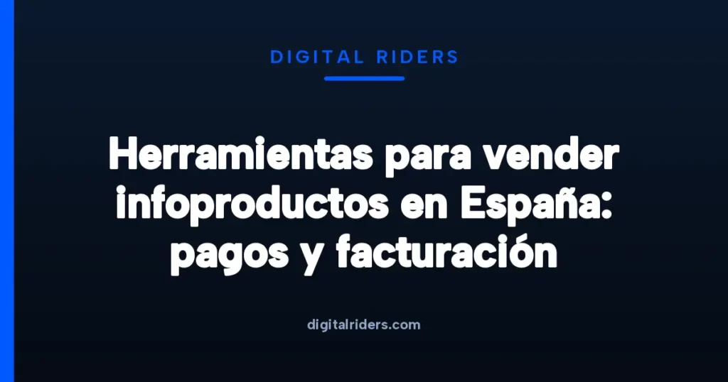 Esquema de tres caminos de cobro que parten de un infoproducto: marketplace, pasarela propia y merchant of record
